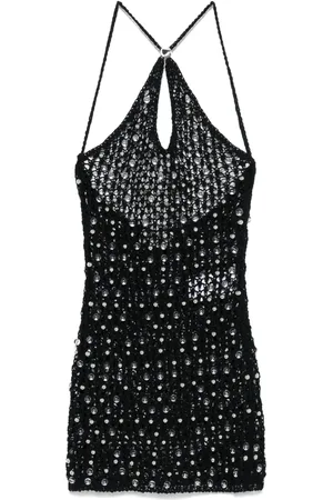 COPERNI Robe courte en maille à perles
