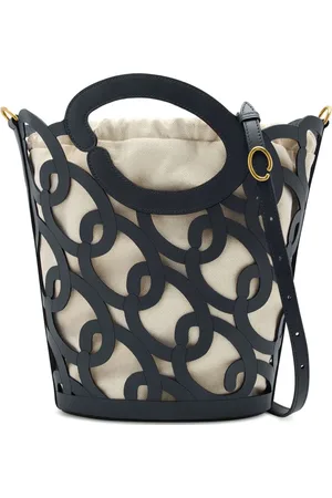 Oscar de la Renta Sac seau en cuir