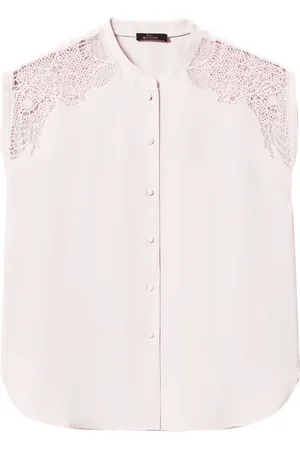 Twin-Set Chemise en sergé à broderies