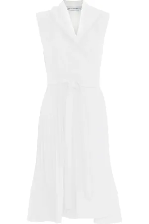 Gloria Coelho Robe courte à design plissé