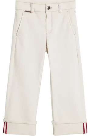 Brunello Cucinelli Jean à ornements métalliques