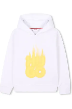 HUGO BOSS Hoodie à logo imprimé
