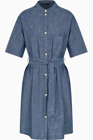Armani Exchange Robe à taille ceinturée