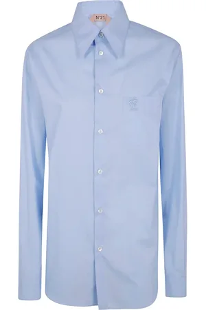 Nº21 Chemise à logo brodé