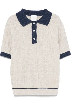 ELEVENTY Polo en maille nervurée