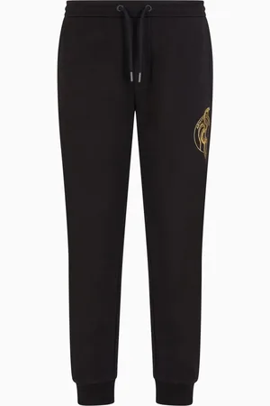 Armani Exchange Pantalon de jogging à logo brodé