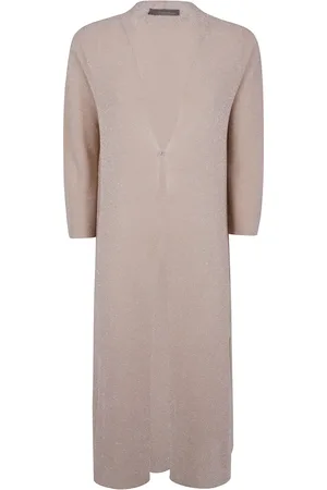 D.EXTERIOR Robe mi-longue à col v