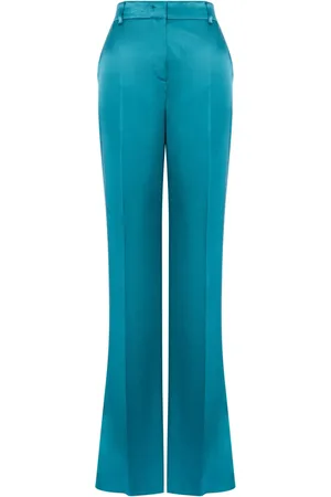 Alberta Ferretti Pantalon de costume en satin