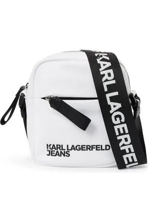 Karl Lagerfeld Sacoche à logo embossé