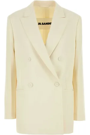 Jil Sander Blazer en laine à boutonnière croisée