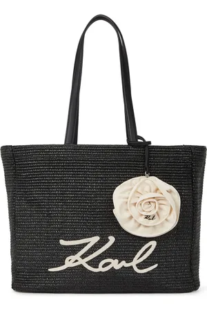 Karl Lagerfeld Sac porté épaule à appliqué fleur