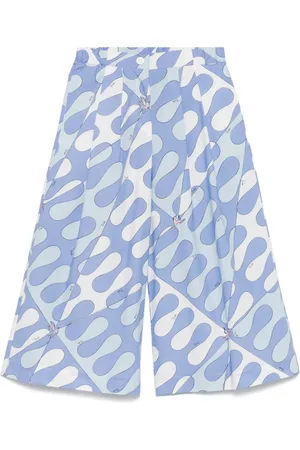 PUCCI Junior Pantalon droit à imprimé Leocorno