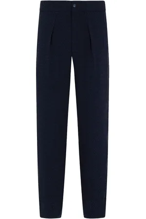 Giorgio Armani Pantalon à motif zig-zag