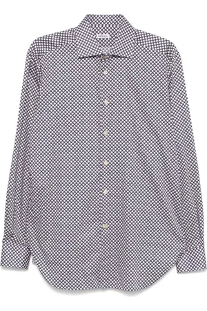 Kiton Chemise à imprimé graphique