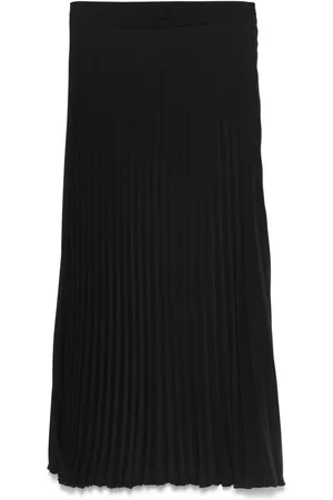 Maison Margiela Jupe mi-longue à design plissé