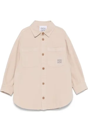 DOUUOD KIDS Chemise à patch logo