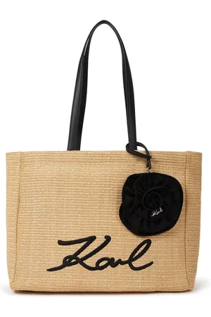 Karl Lagerfeld Sac porté épaule à appliqué fleur