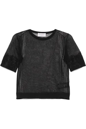 Ermanno Firenze T-shirt à effet de transparence