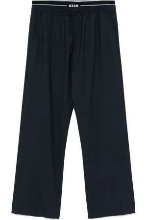 Msgm Pantalon à taille à logo
