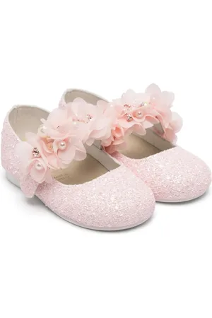 Babywalker Ballerines à appliques fleurs