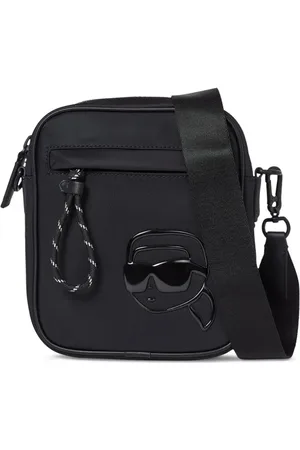 Karl Lagerfeld Sac à bandoulière Ikon à imprimé ton sur ton