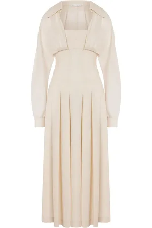 Alberta Ferretti Robe longue à design superposé