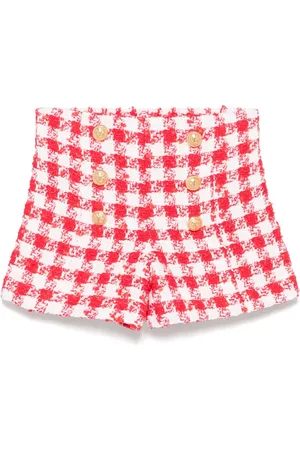 Balmain Short à carreaux