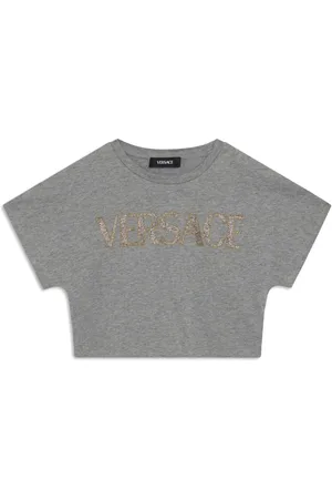 VERSACE T-shirt à logo brodé
