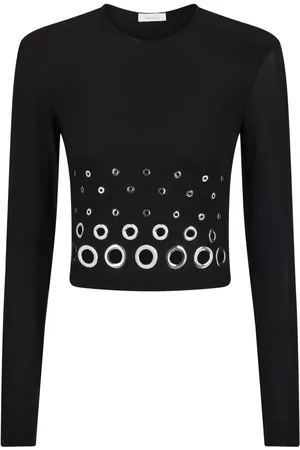 Paco rabanne Haut crop à détails d’œillets