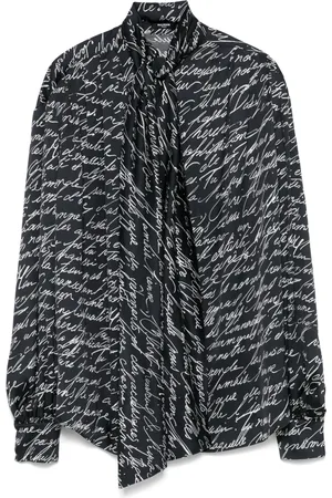 Balmain Blouse à imprimé Love Letter
