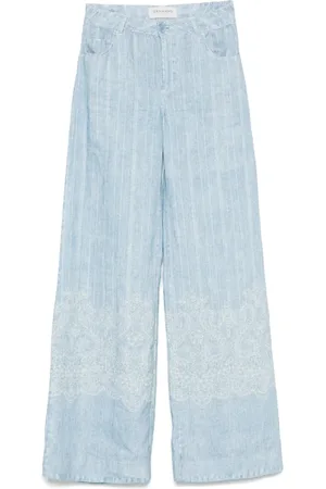 Ermanno Firenze Pantalon à rayures