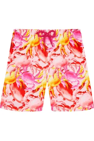Vilebrequin Short de bain à imprimé crabe