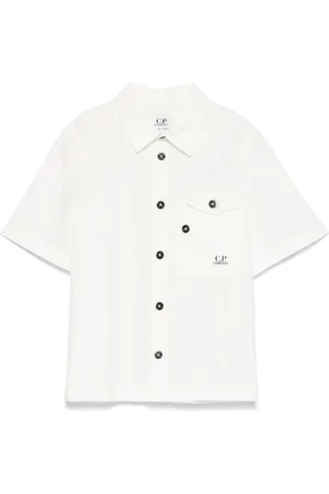 C.P. Company Chemise à logo imprimé