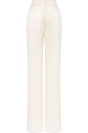 Alberta Ferretti Pantalon de costume en satin