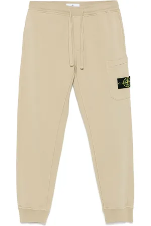 Stone Island Pantalon de jogging à patch Compass
