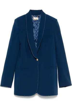 Elisabetta Franchi Blazer à coutures contrastantes