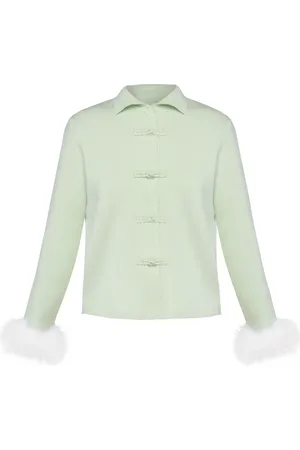 Sleeper Cardigan à détails de plumes