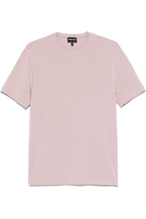 Giorgio Armani T-shirt à logo brodé