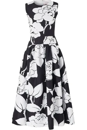 Carolina Herrera Robe mi-longue à fleurs
