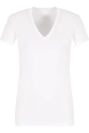 Armani Exchange T-shirt à logo strassé