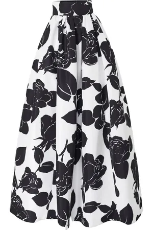 Carolina Herrera Jupe bouffante à fleurs