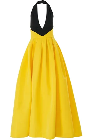 Carolina Herrera Robe longue à col v profond