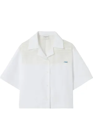Claudie Pierlot Chemise à logo brodé