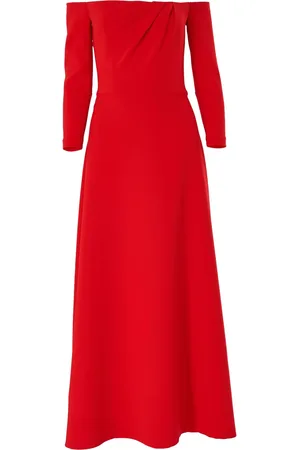 Carolina Herrera Robe mi-longue à épaules dénudées