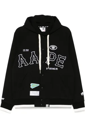 A Bathing Ape Veste à détails de patchs
