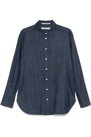 Another Tomorrow Chemise en chambray