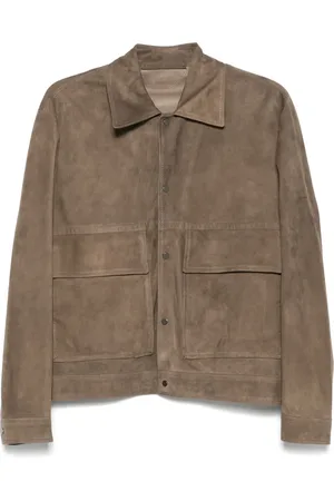 SALVATORE SANTORO Veste en daim