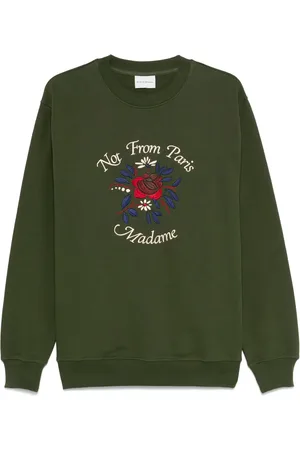 Drôle de Monsieur Sweat Le Sweatshirt Slogan Fleurs