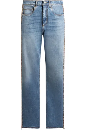 Etro Jean droit à empiècements patchwork