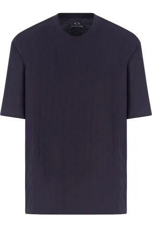 Armani Exchange T-shirt à logo en jacquard